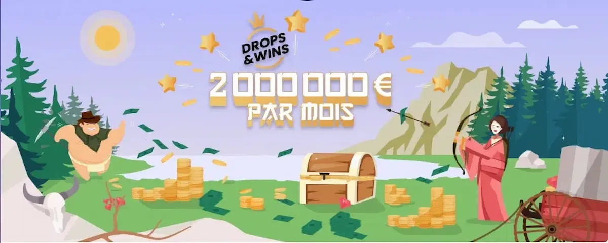 Tournoi Drops & Wins Banzai Slots