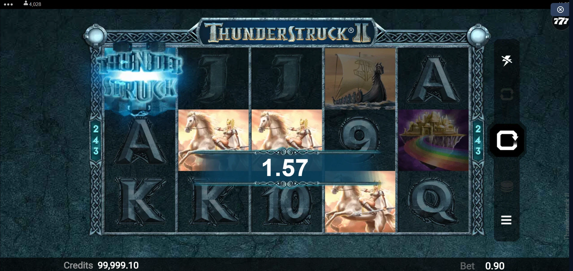 Thunderstruck II by Microgaming