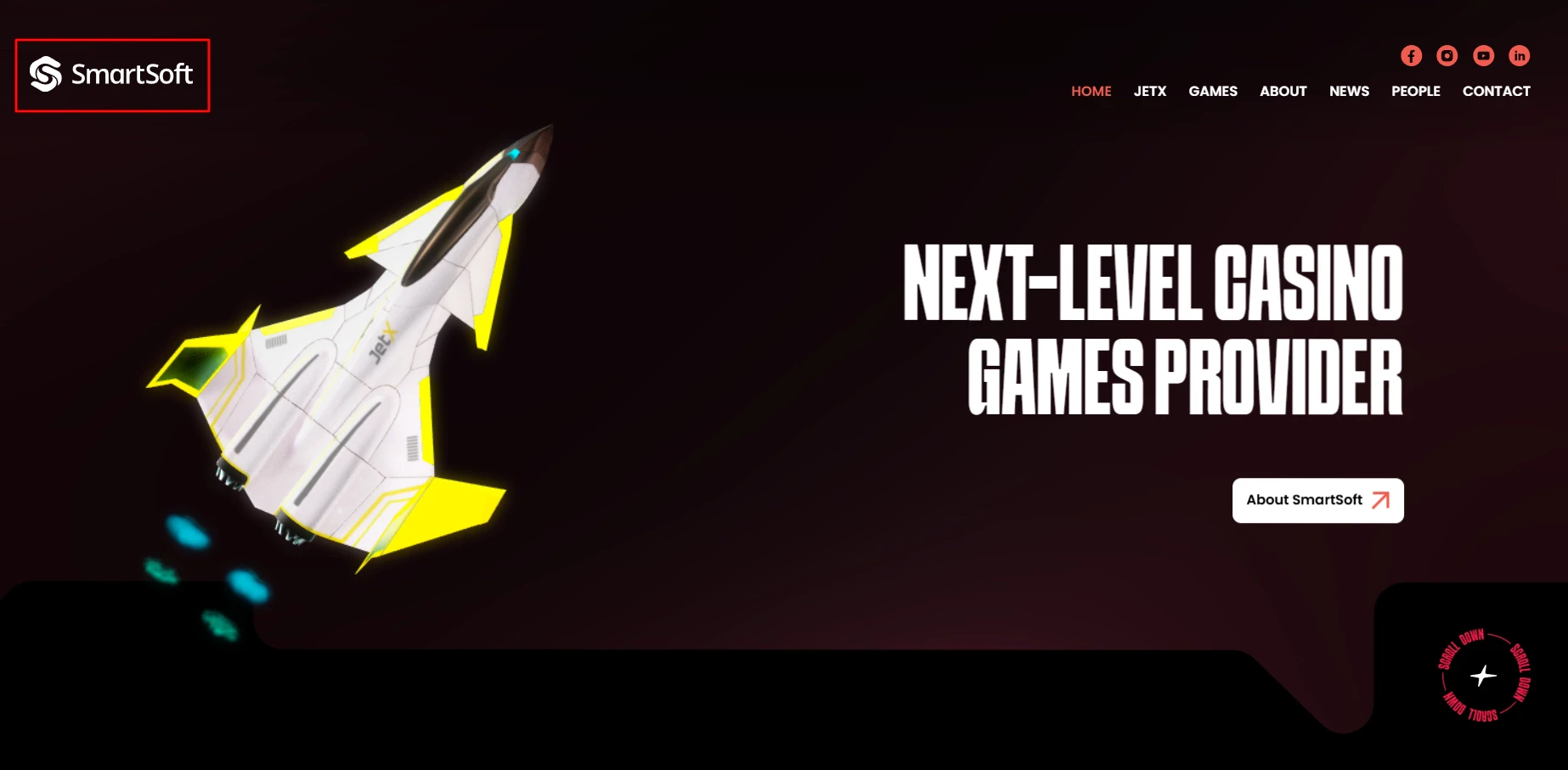 Smartsoft Gaming Homepage