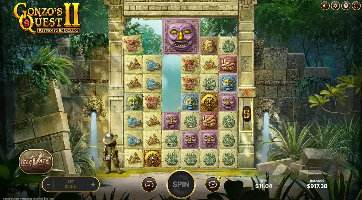 expanding reels sur gonzo's quest 2