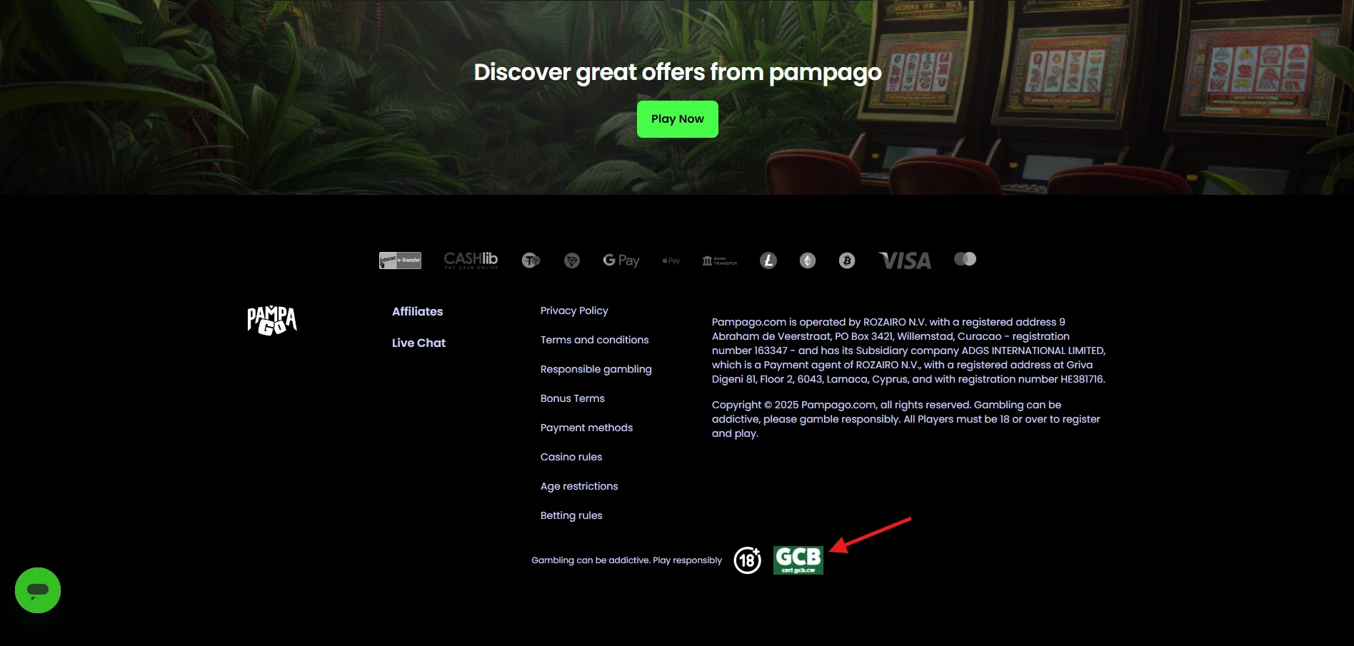 PampaGo - GCB License