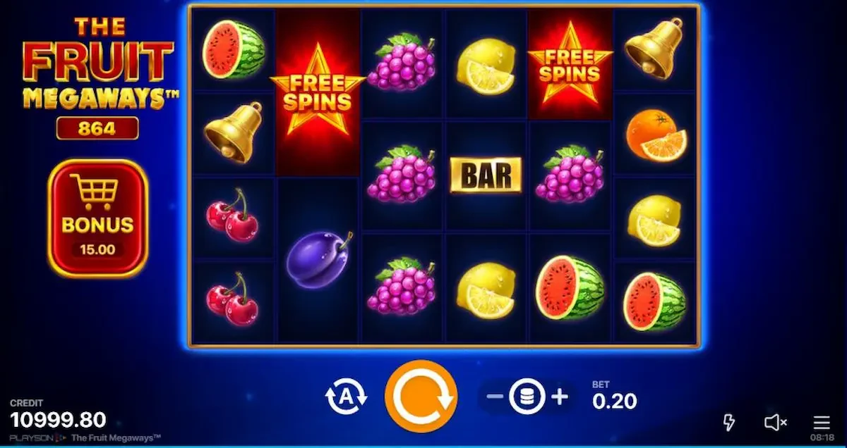 The Fruit Megaways Playson Slot