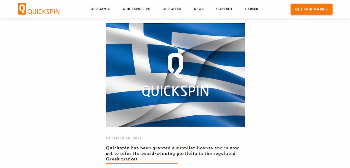 Quickspin Licence Provider