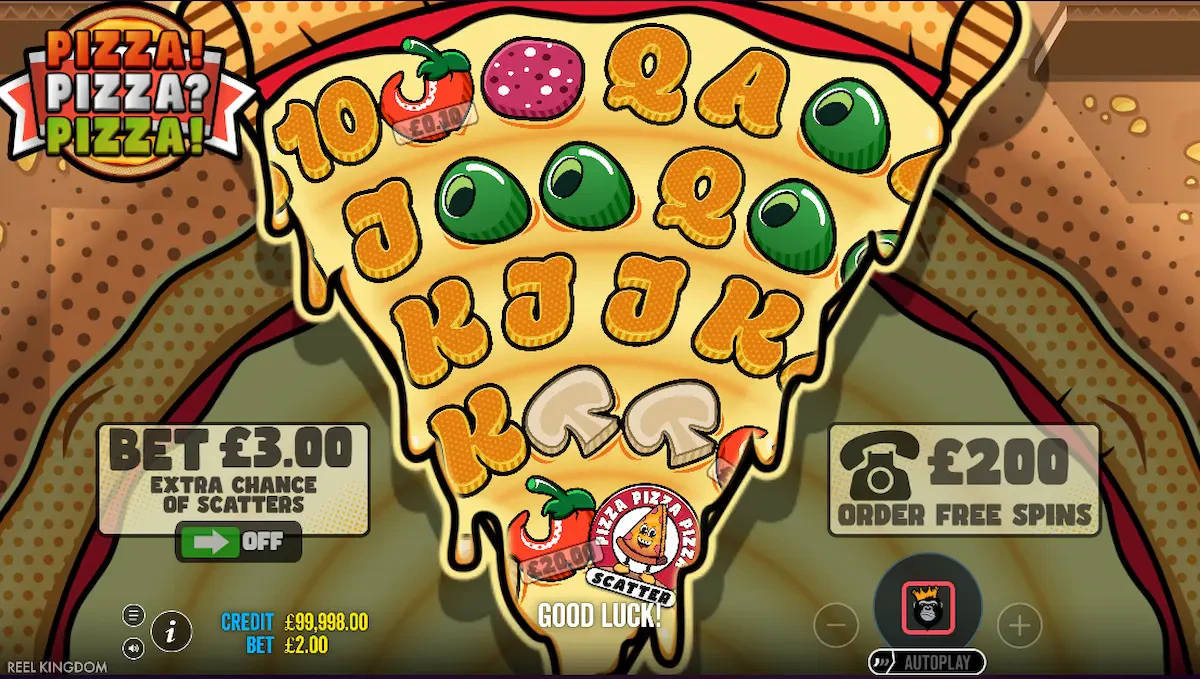 Pizza! Pizza? Pizza! Slot Reel Kingdom