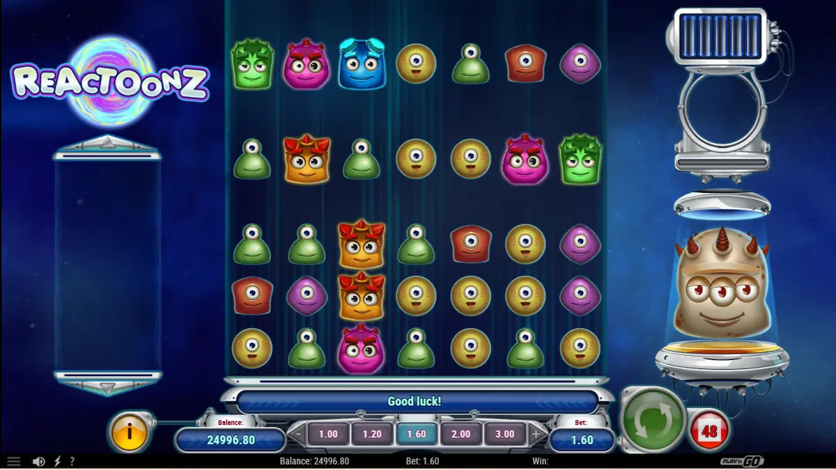 Reactoonz Slot Play’n Go