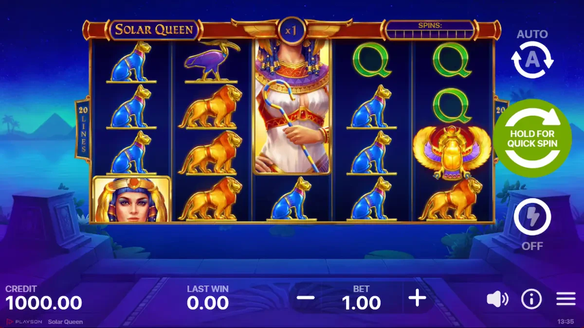 Solar Queen slot Provider Playson