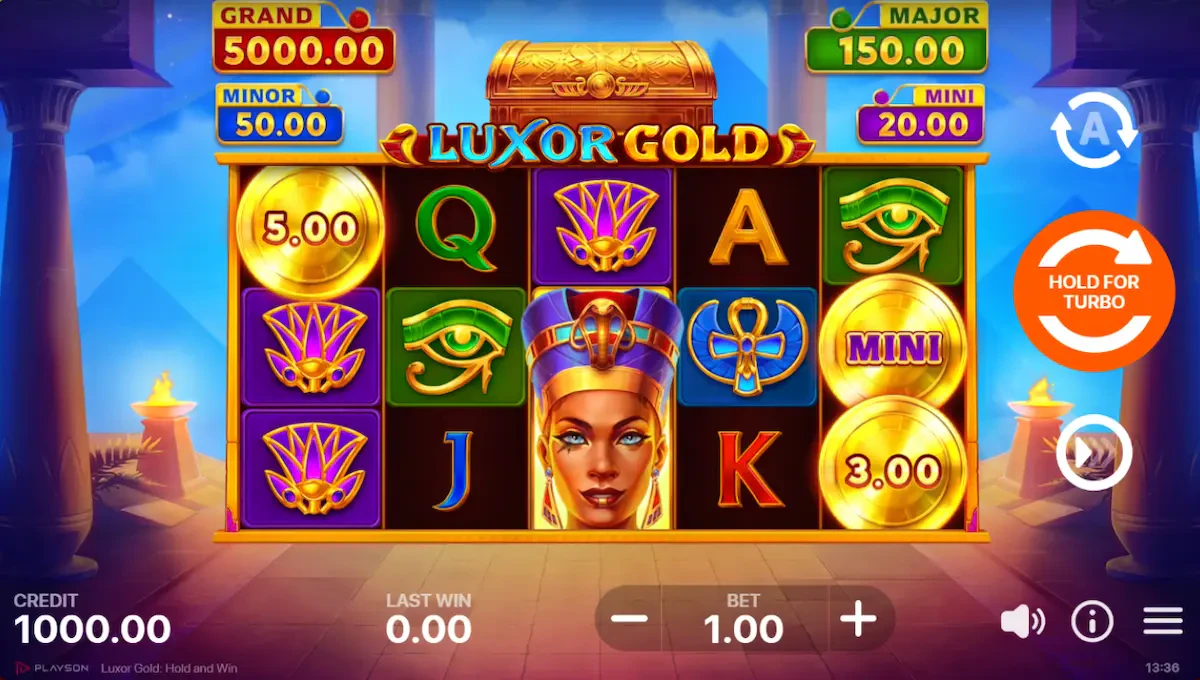 Luxor Gold Slot Provider Playson