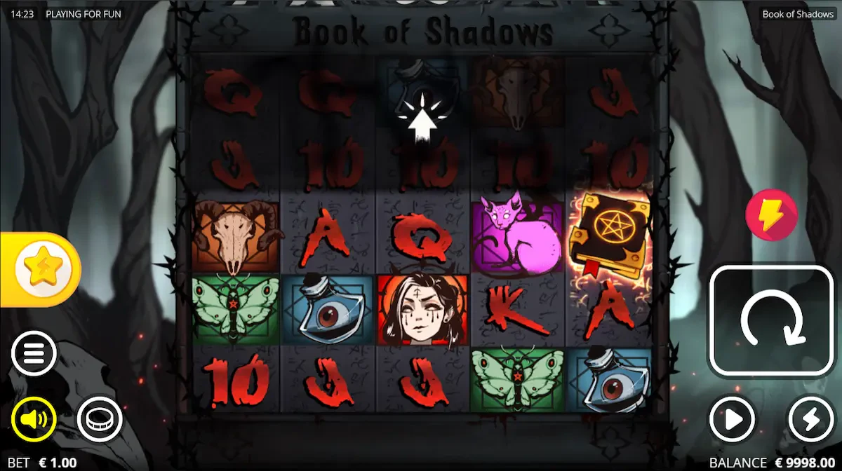 Book of Shadows machine à sous Provider Nolimit City