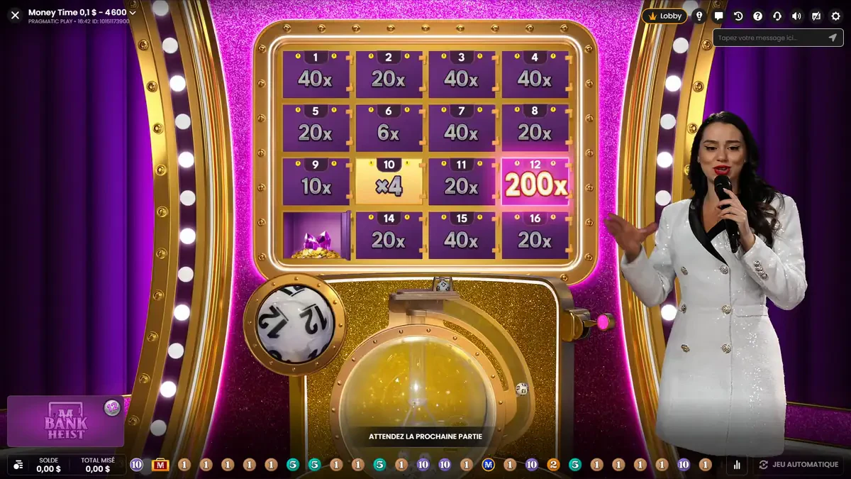 bank heist sur money time