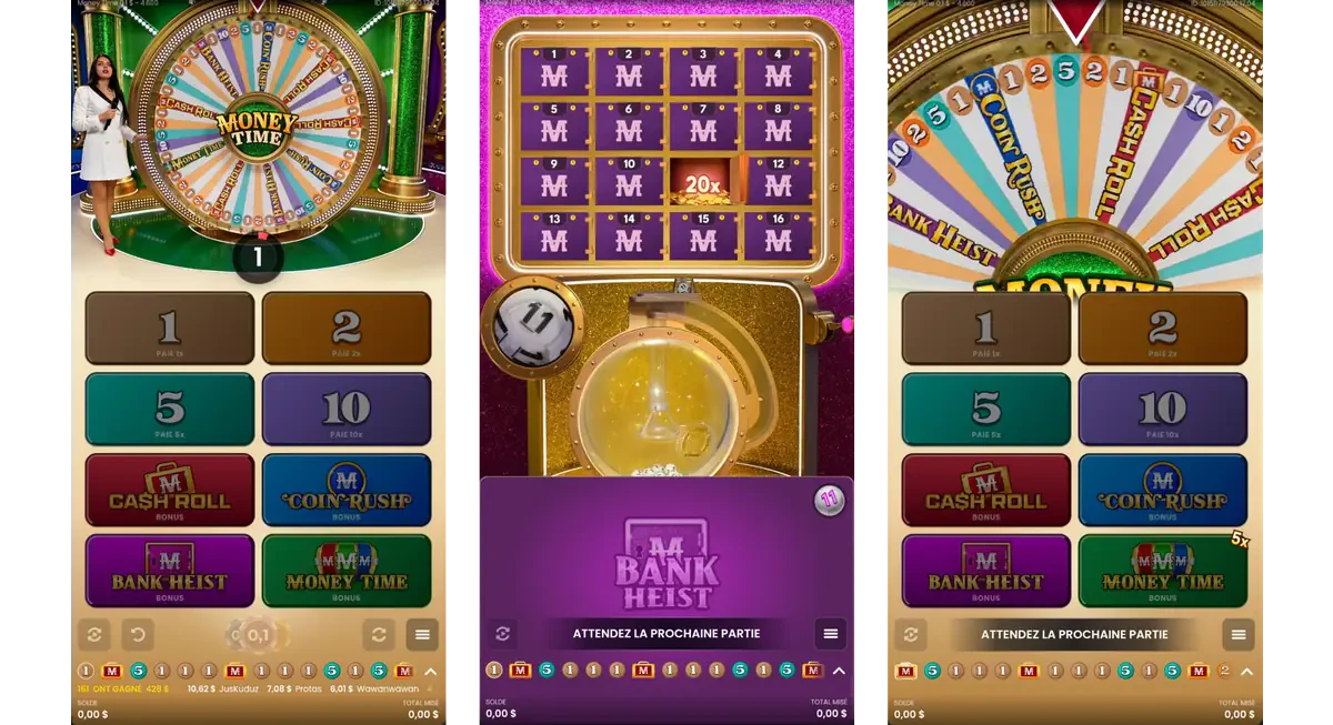 money time sur mobile