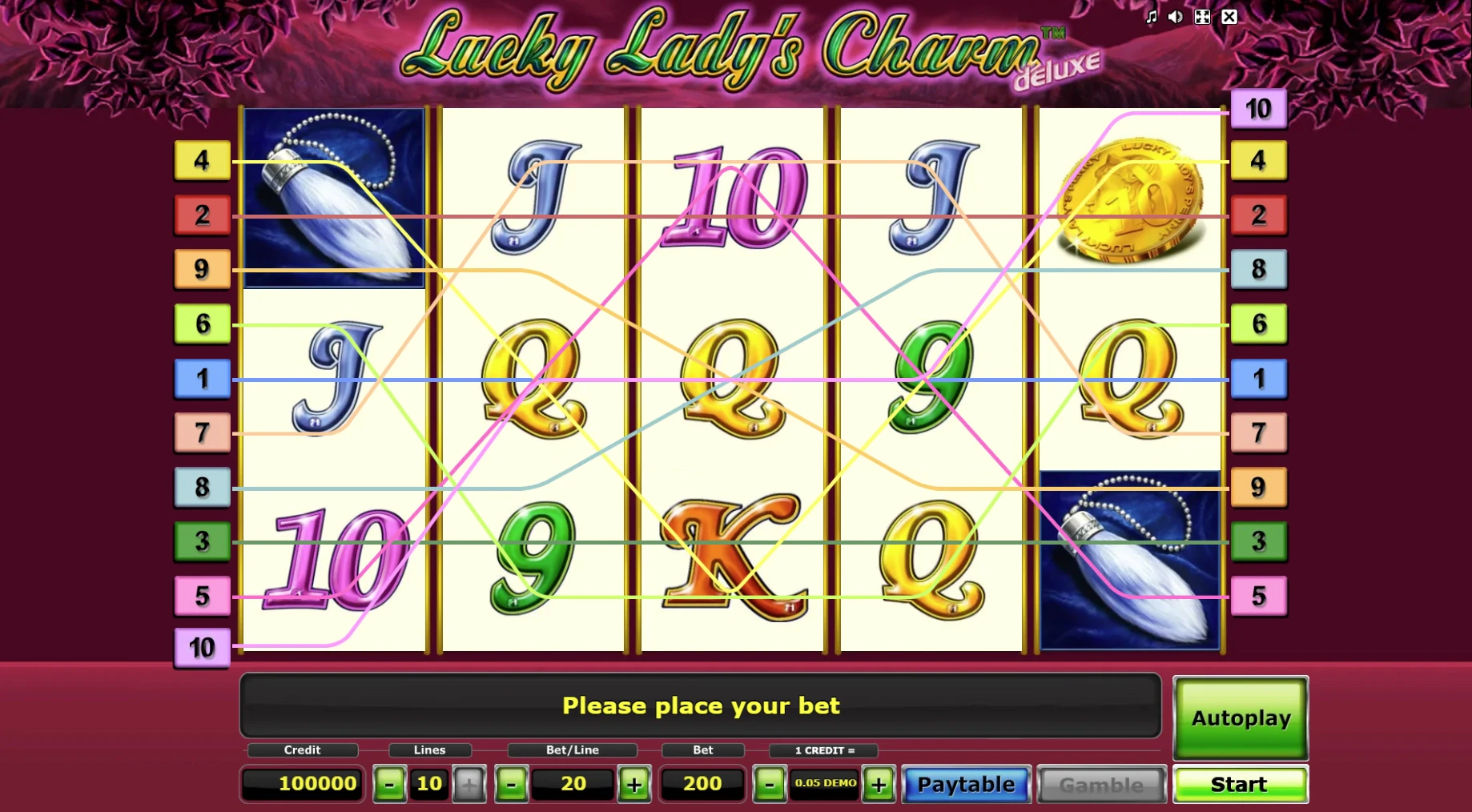 Lucky Lady’s Charm Deluxe
