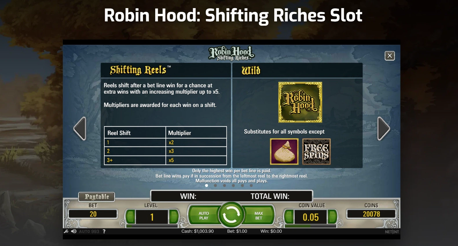 Robin Hood: Shifting Riches Mechanics