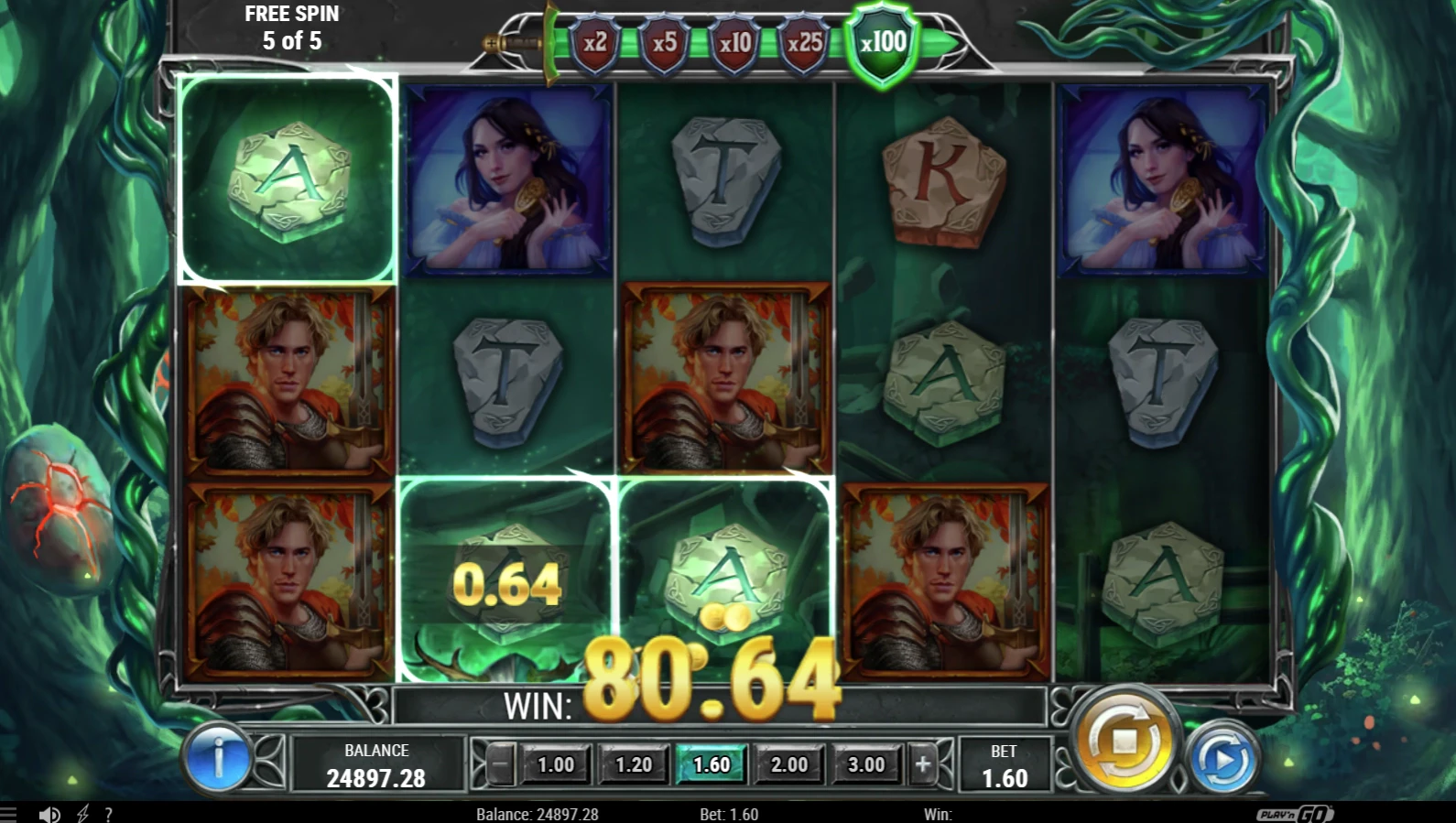 Return of the Green Knight Payout
