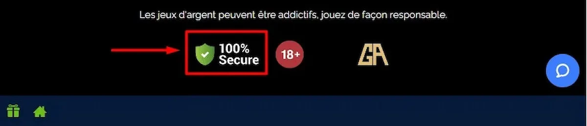 Sécurité Azur Casino