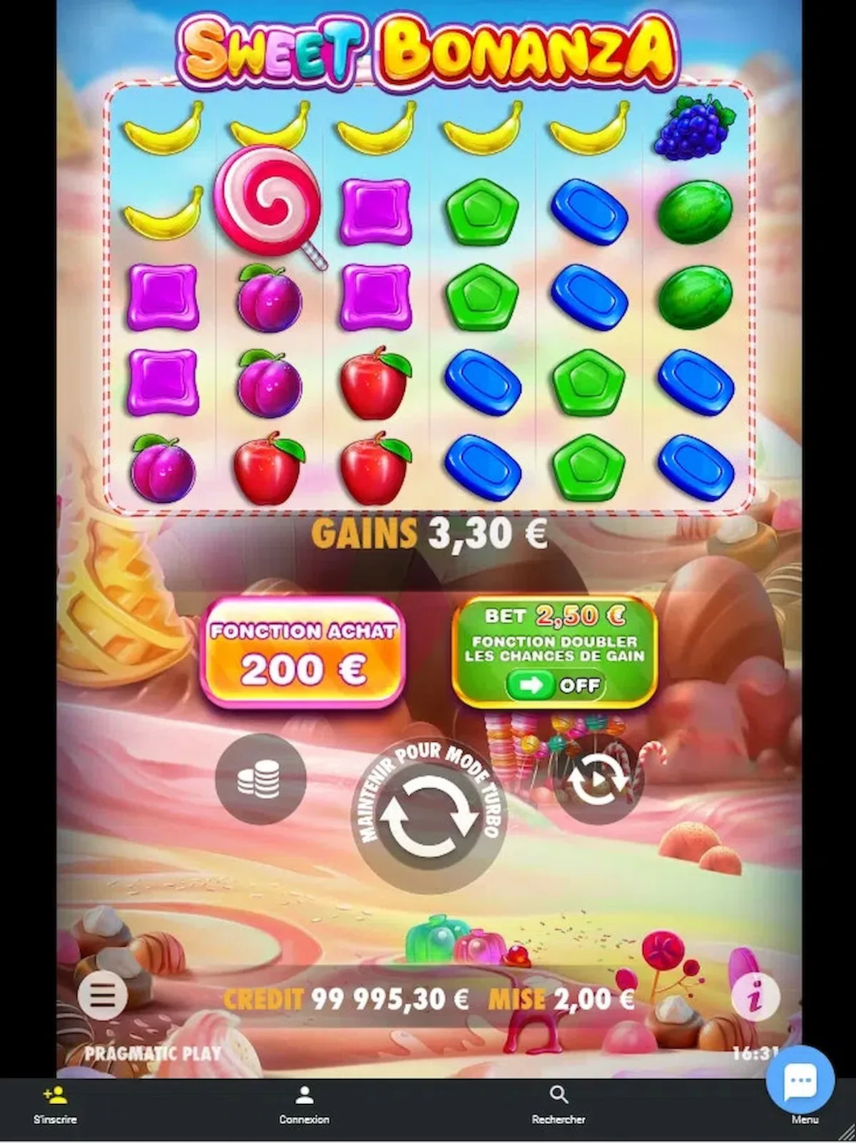 Ipad Sweet Bonanza