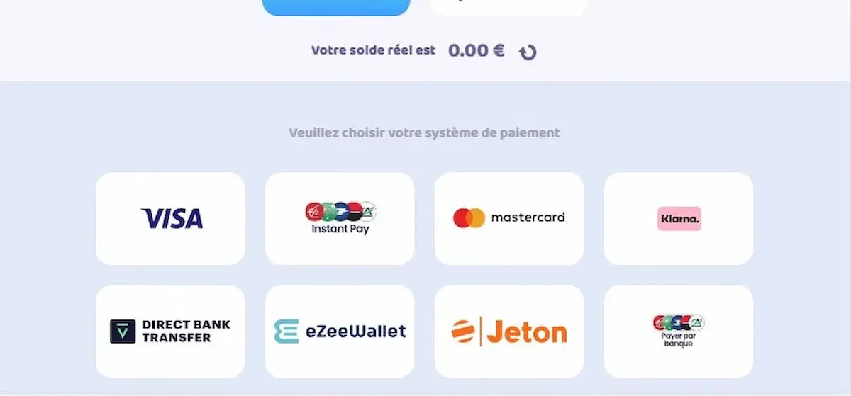 Méthode de paiement fiat