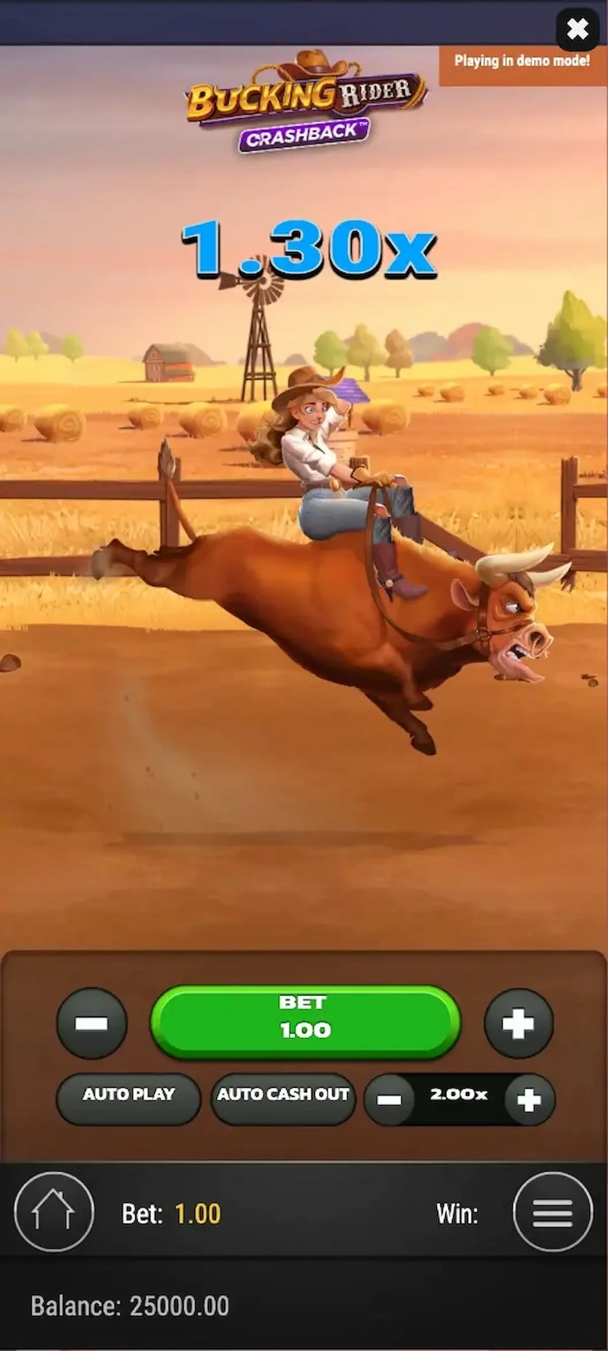 bucking rider mobile
