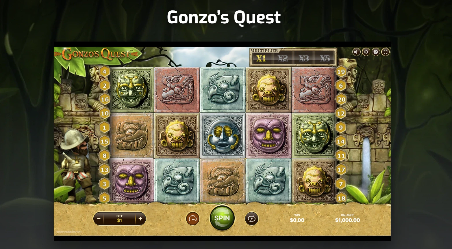Gonzo's Quest by NetEnt
