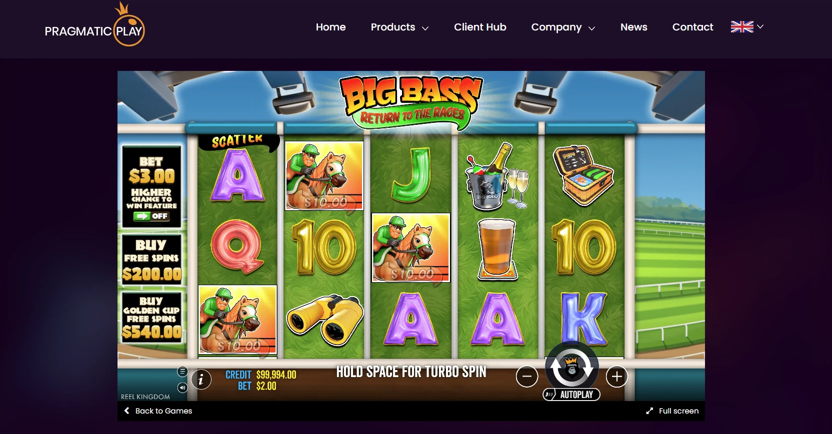 Big Bass Return To The Races Theme