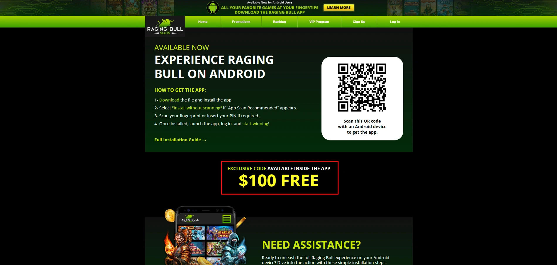 Raging Bull Slots - Exclusive Mobile Bonus