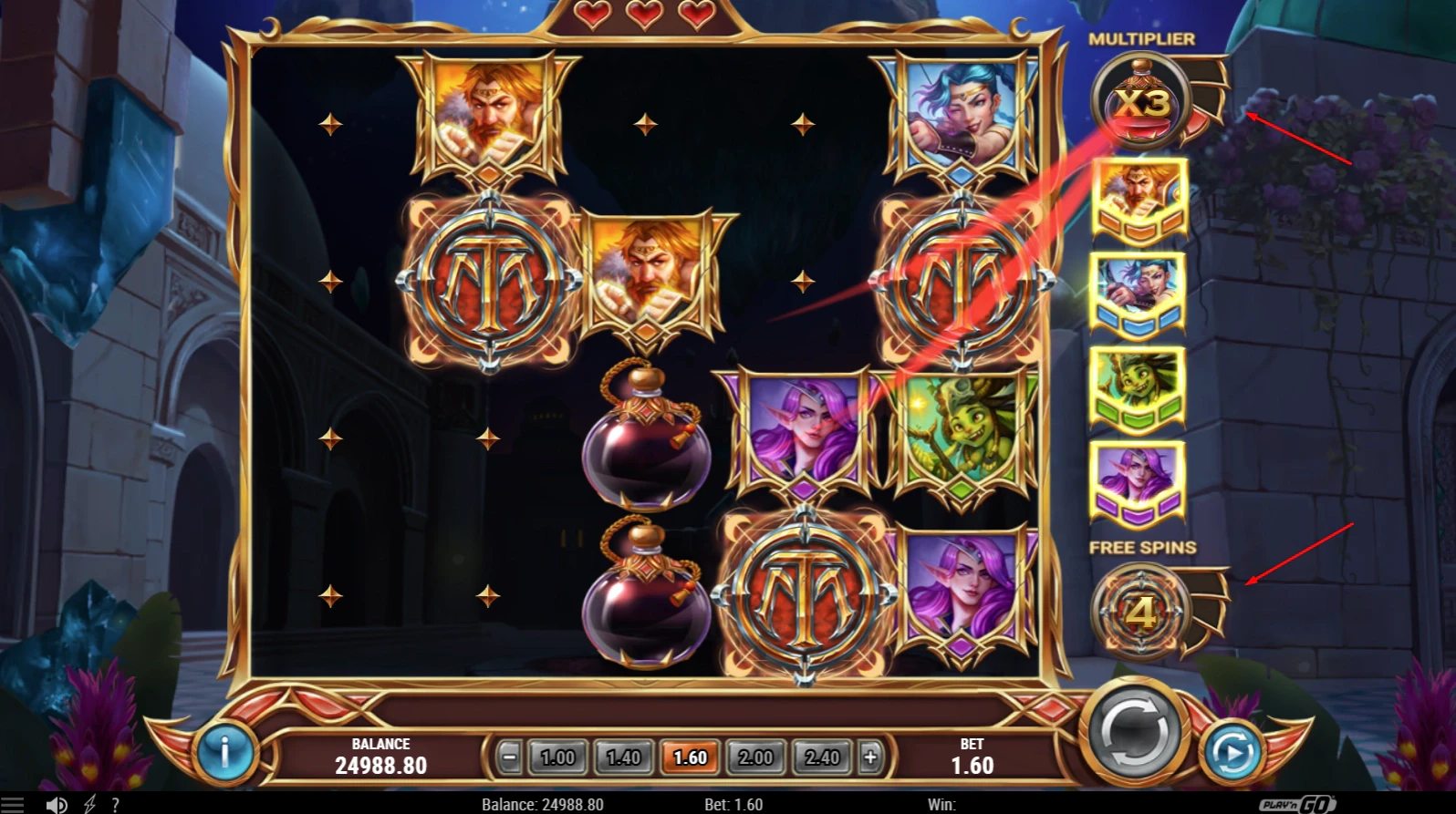 Tales of Mithrune: Syn’s Fortune Feature Symbols