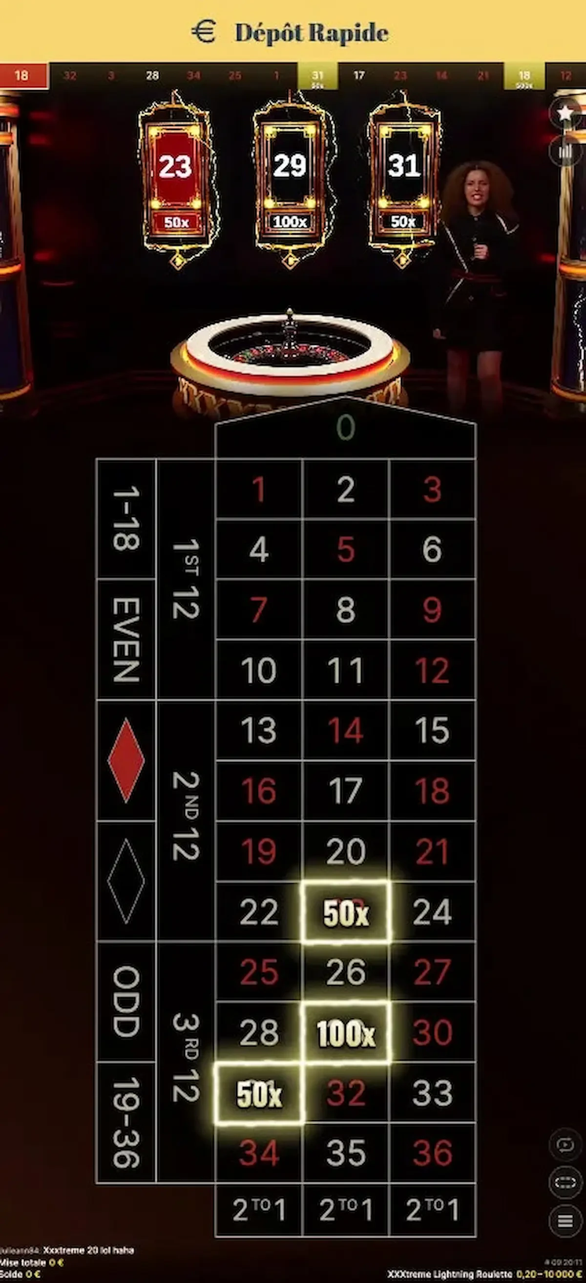xxxtreme lightning roulette mobile