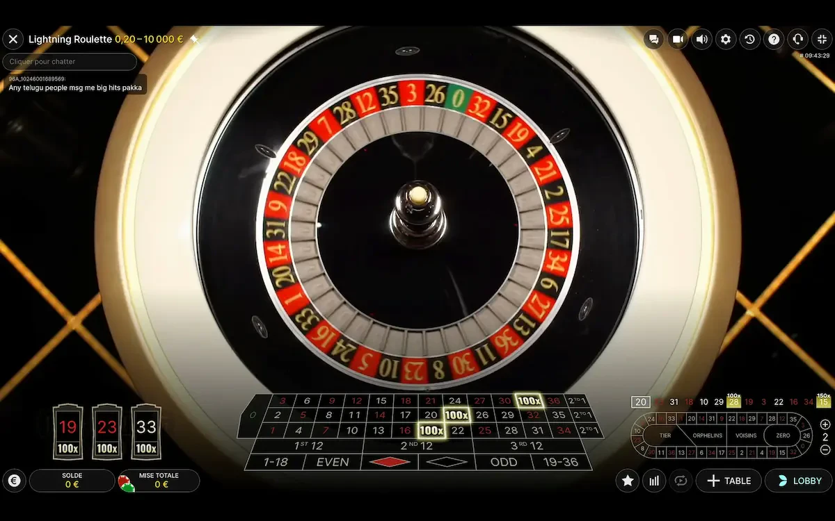 lightning roulette