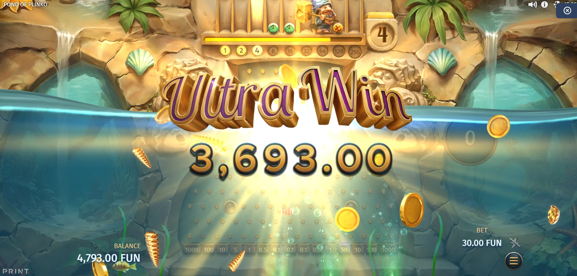Pond of Plinko Payout