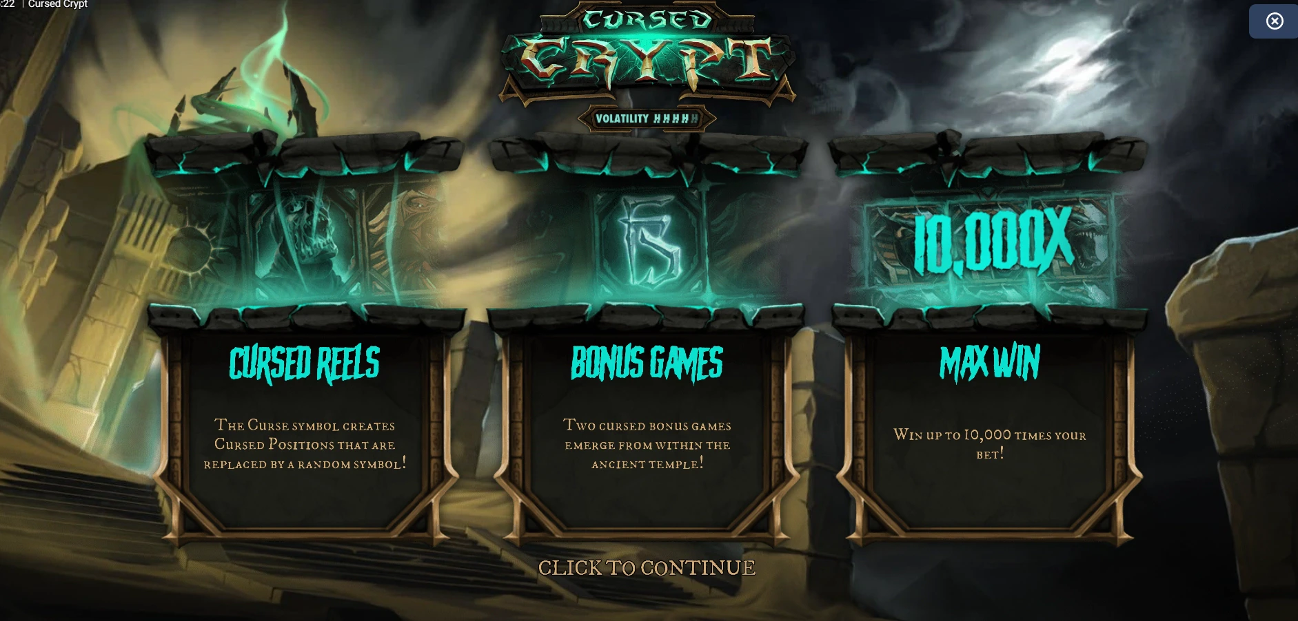 Cursed Crypt by Hacksaw Gaming