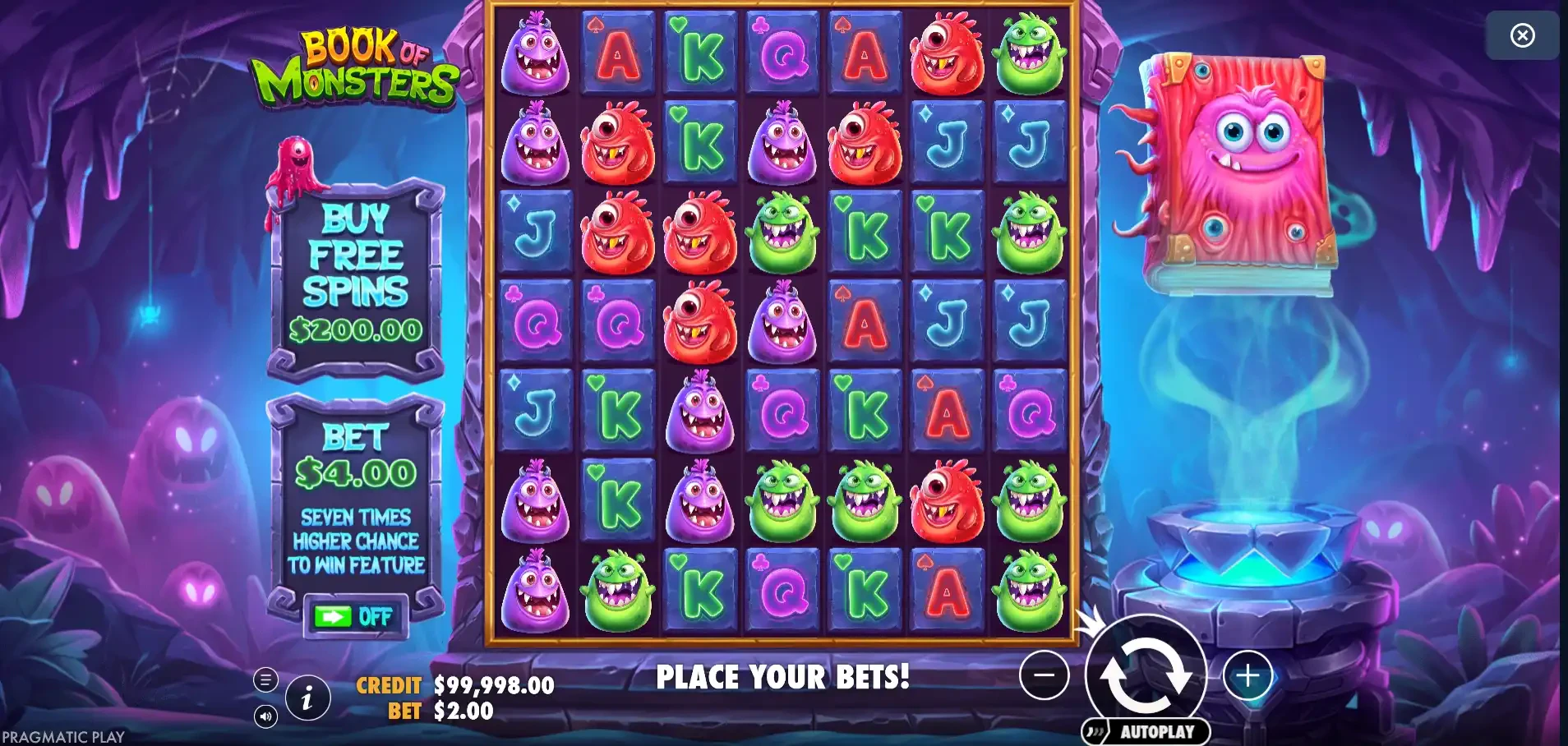 Book of Monsters by Pragmatic Play