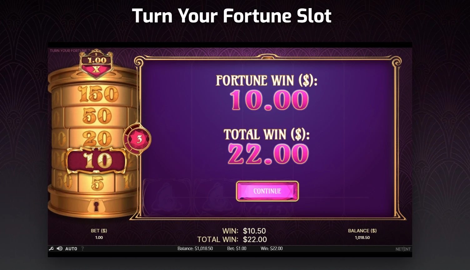 Turn Your Fortune Total Win