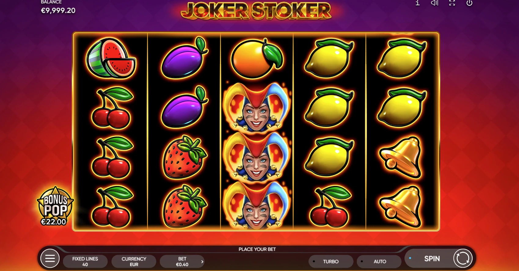 Joker Stoker by Endorphina