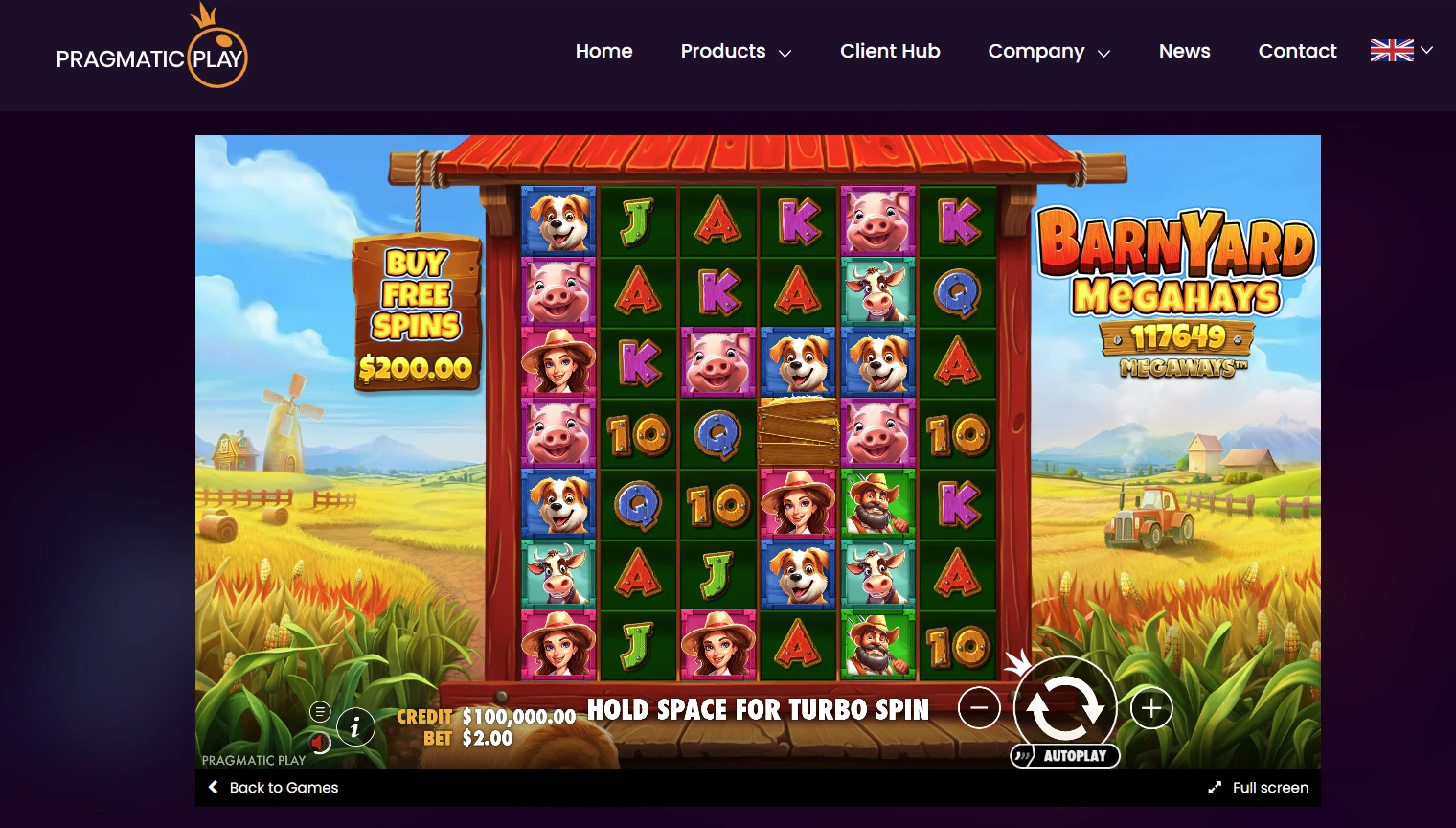 Barnyard Megahays Megaways