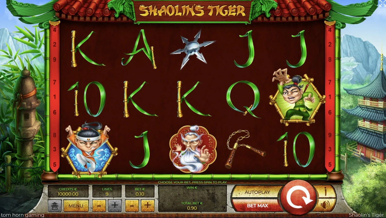 Shaolin’s Tiger by Tom Horn Gaming