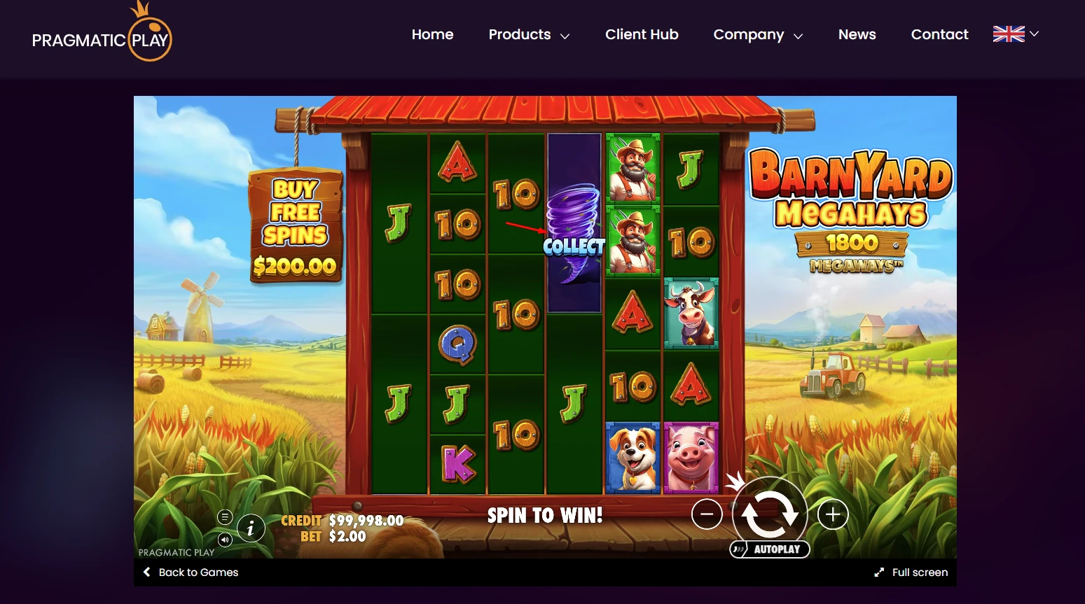 Barnyard Megahays Megaways Theme