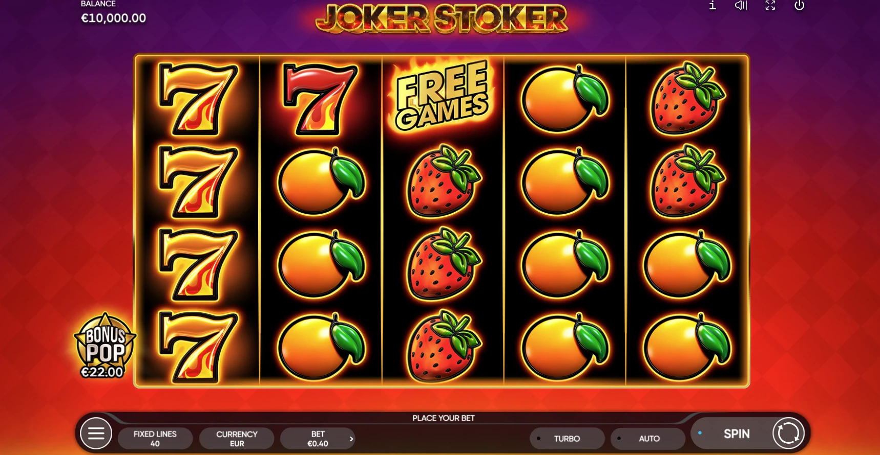 Joker Stoker Free Spins