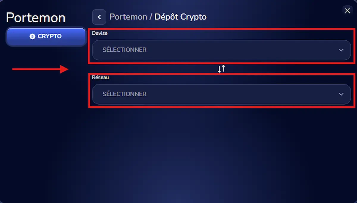 Première étape pour acheter des crypto monnaies sur la plateforme flush