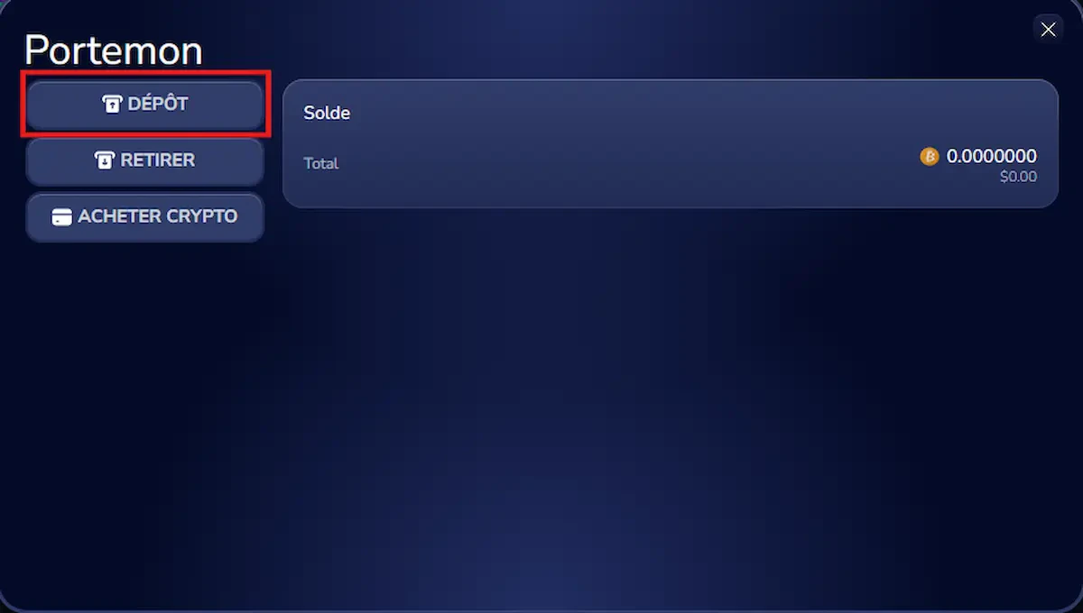 Première étape pour acheter des crypto monnaies sur la plateforme flush