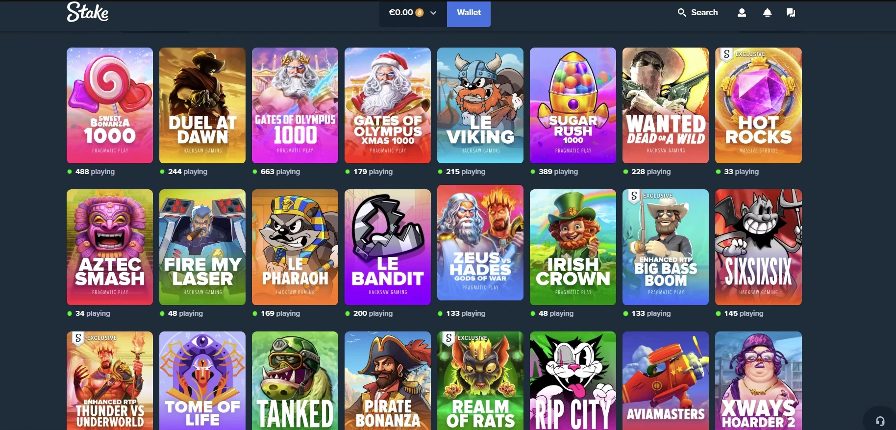 Stake Slot Machines