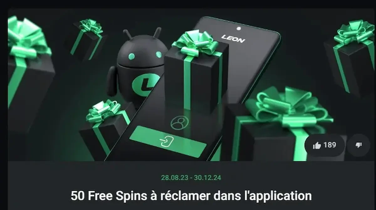 50 Free spins application