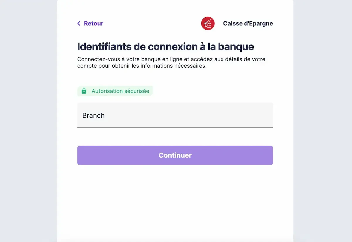 dépôt virement étape 2