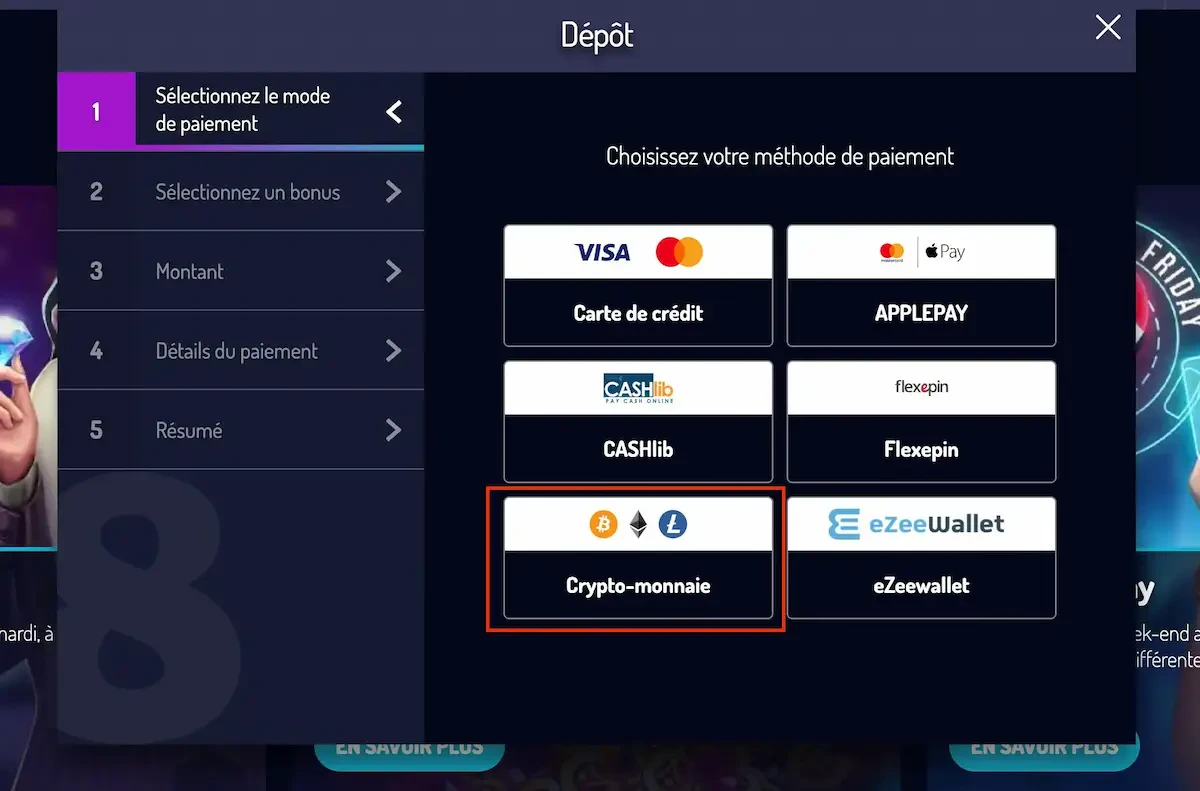 Les Cryptomonnaies dans les Casinos en Ligne