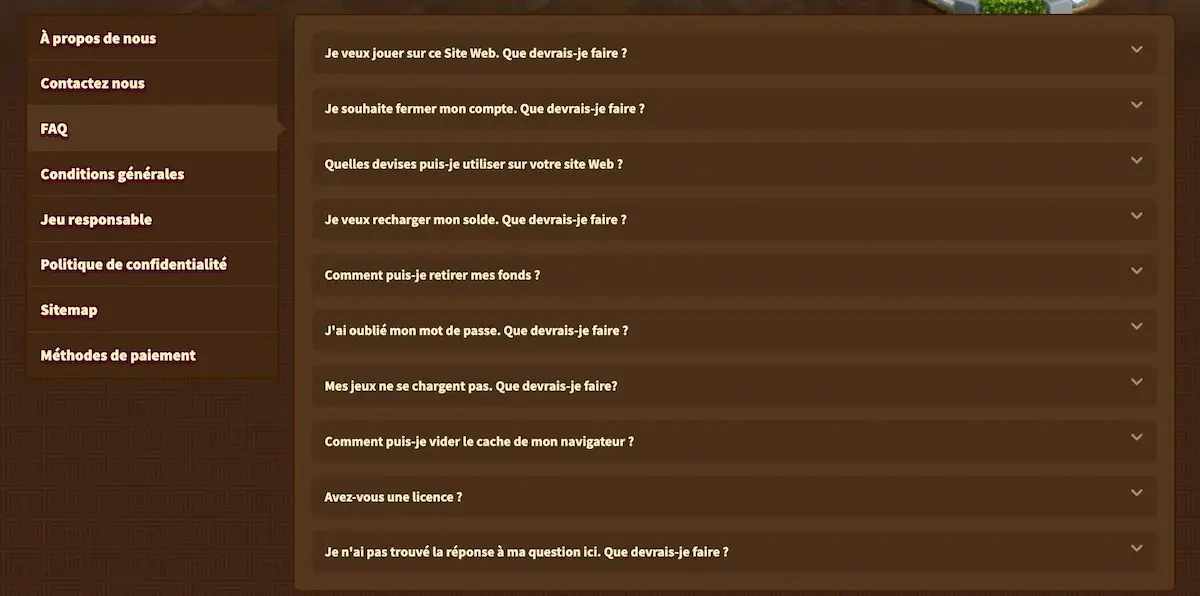 FAQ myempire casino