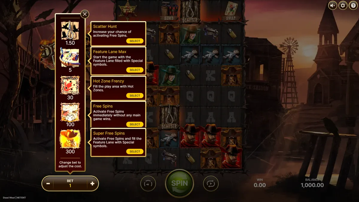 bonus buy de dead west