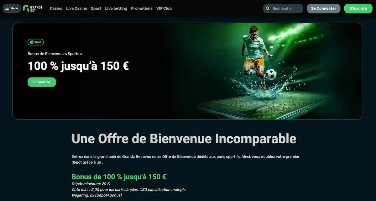 bonus sport grandz bet