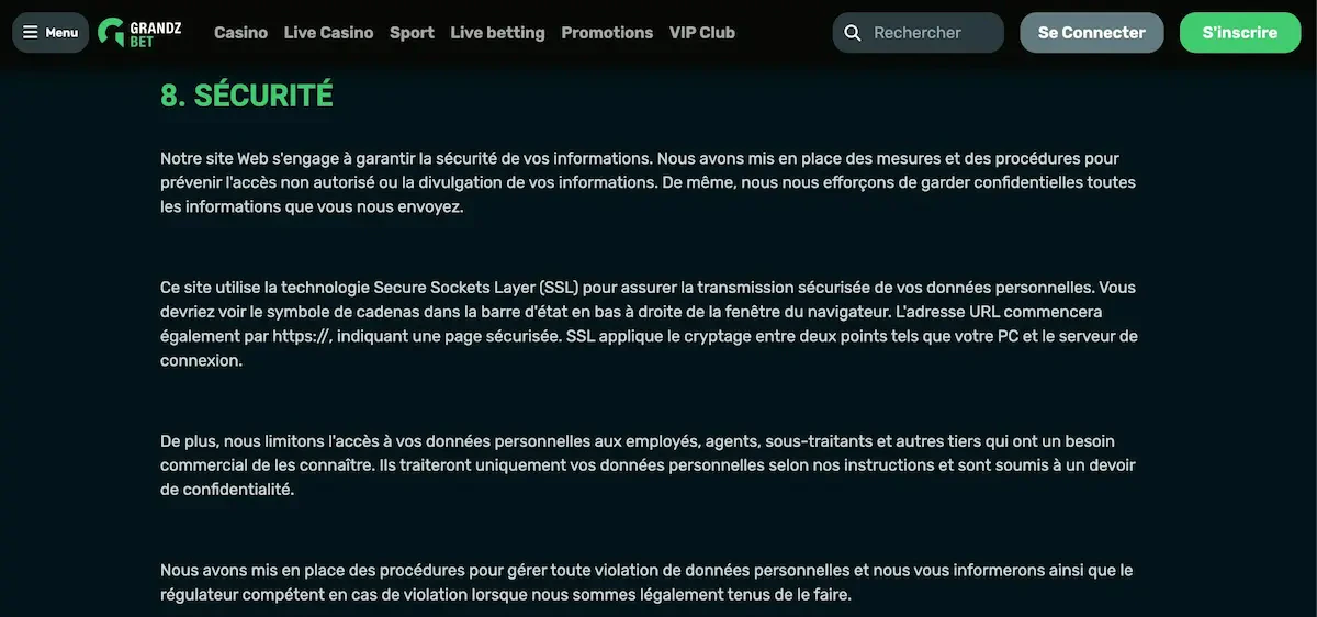 fiabilité grandz bet