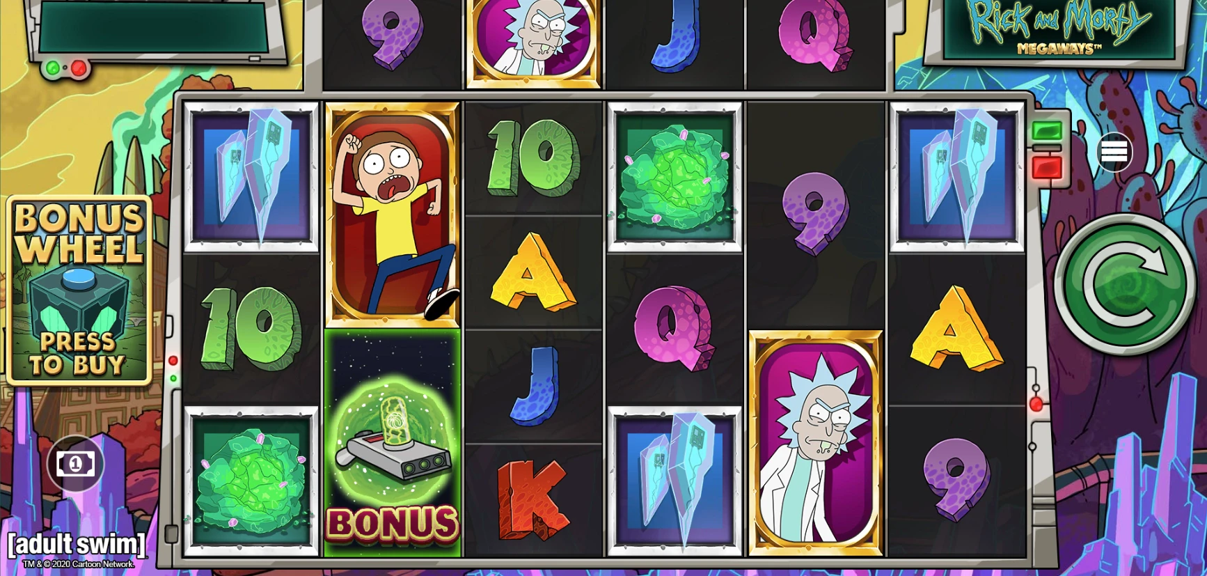 Rick and Morty Megaways