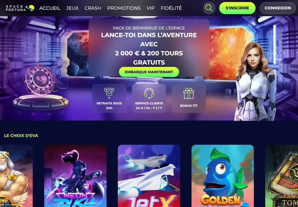 Space Fortuna tablette