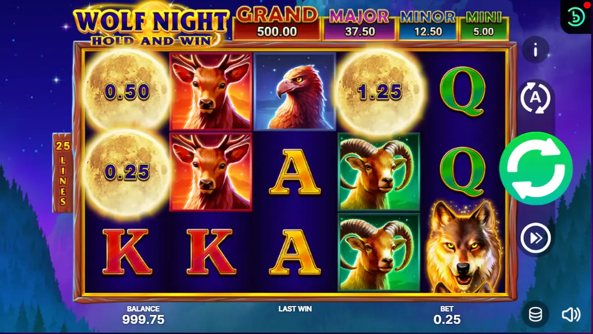 Booongo Games Provider Wolf Night Slots