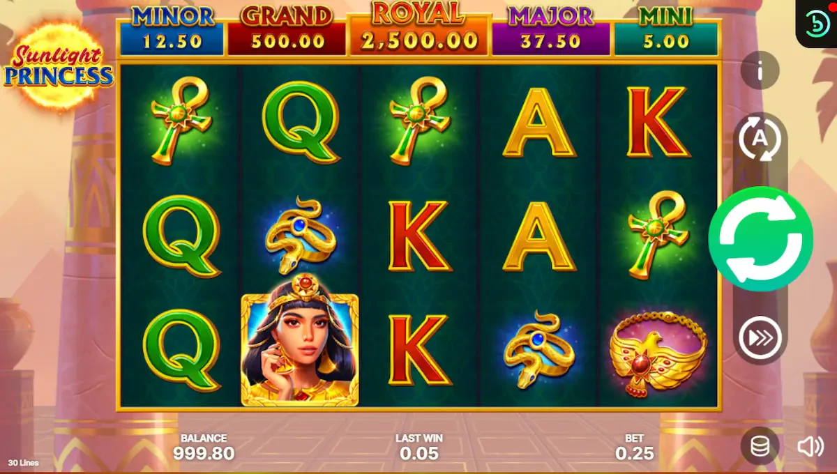 Booongo Games Provider Sunlight Princess Slots